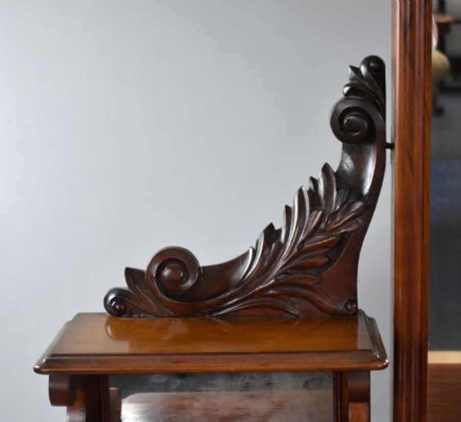 Antique Victorian Burr Walnut Dressing Table