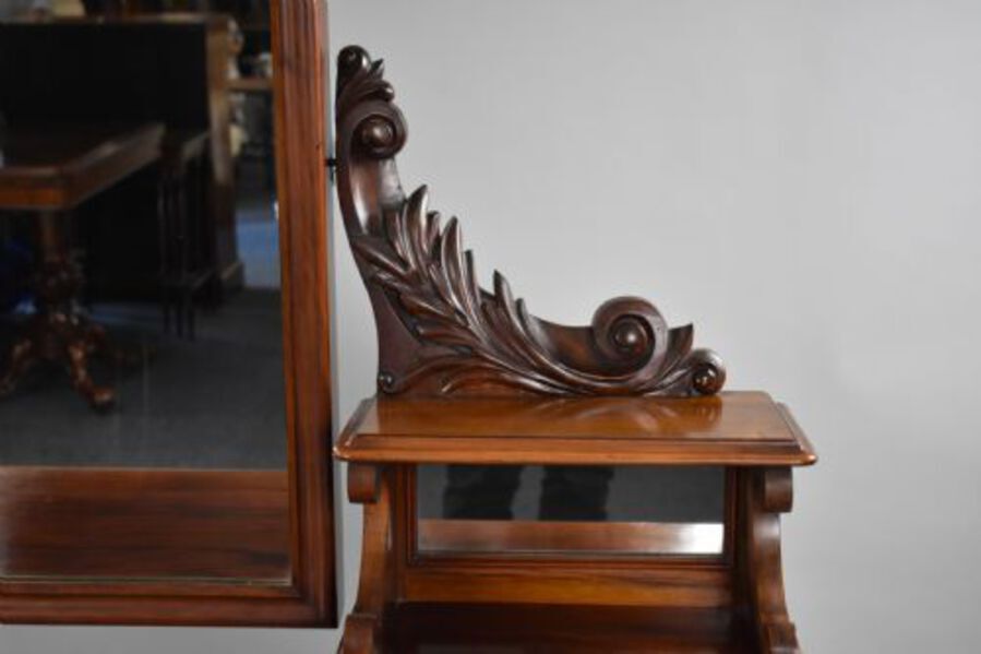 Antique Victorian Burr Walnut Dressing Table