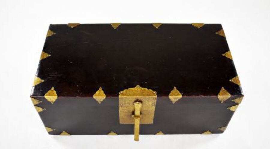 Antique Antique Lacquer Trunk