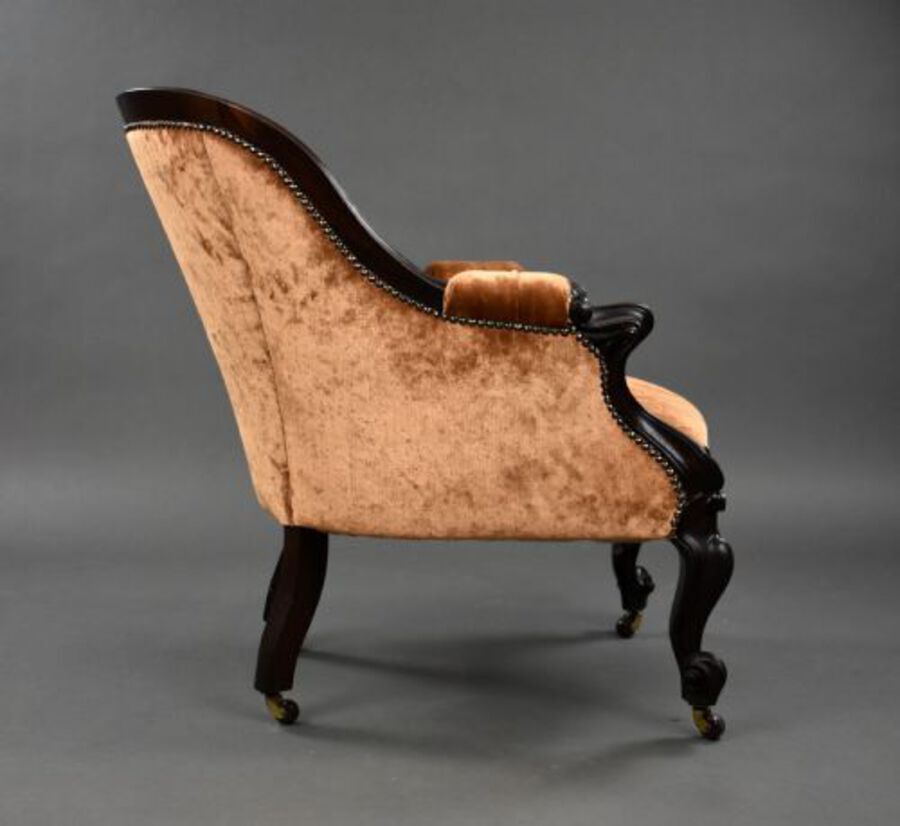 Antique Victorian Mahogany Armchair