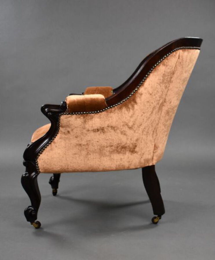 Antique Victorian Mahogany Armchair