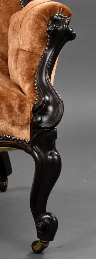 Antique Victorian Mahogany Armchair
