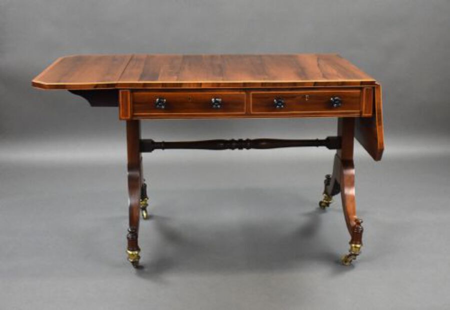 Antique Regency Rosewood Sofa Table