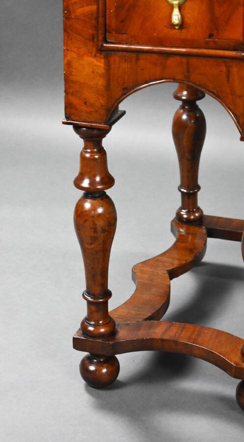 Antique William & Mary Walnut Chest on Stand