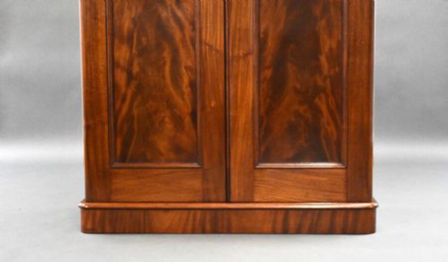 Antique Victorian Mahogany Two Door Wardrobe