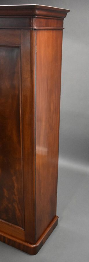 Antique Victorian Mahogany Two Door Wardrobe