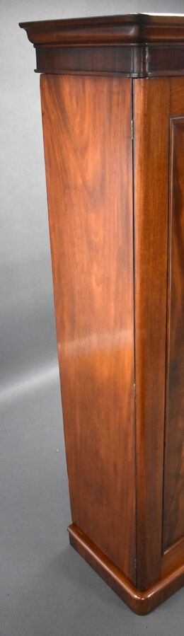 Antique Victorian Mahogany Two Door Wardrobe