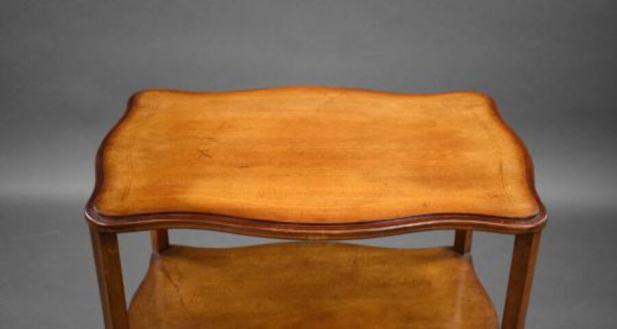 Antique 1930s Mahogany Etagere with Butlers Tray