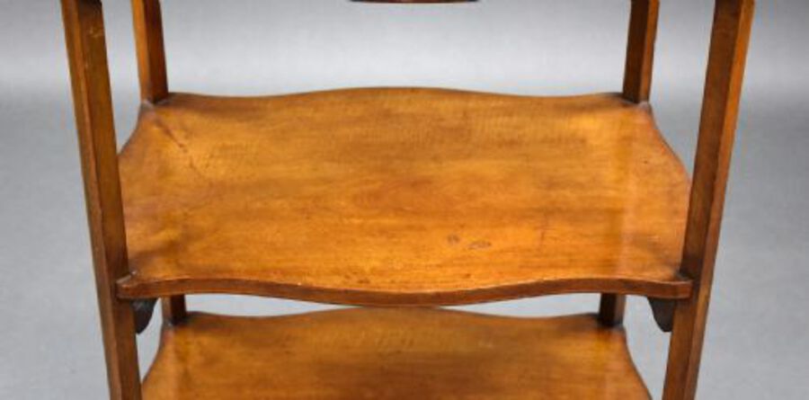 Antique 1930s Mahogany Etagere with Butlers Tray