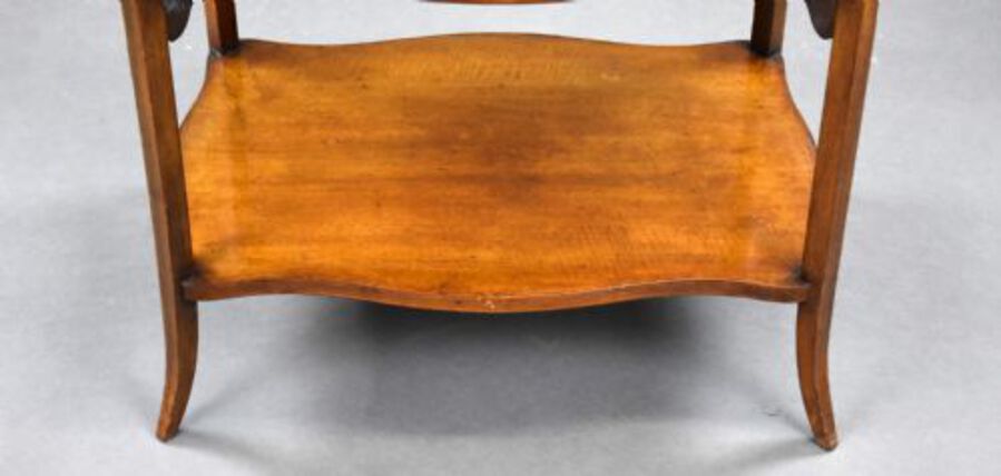 Antique 1930s Mahogany Etagere with Butlers Tray