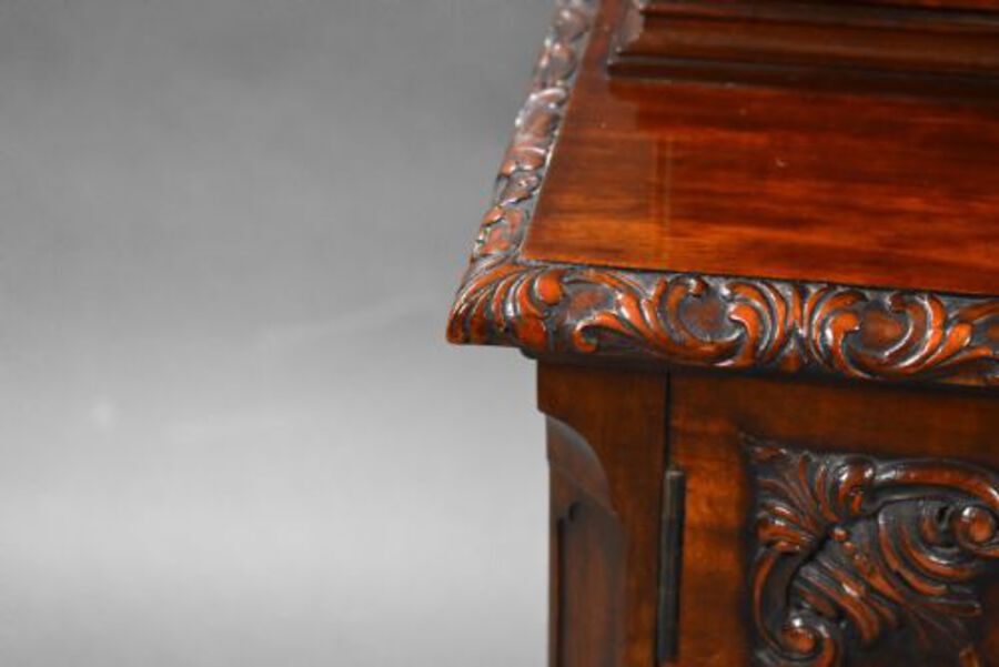 Antique Edwardian Mahogany Bookcase by Waring & Gillows