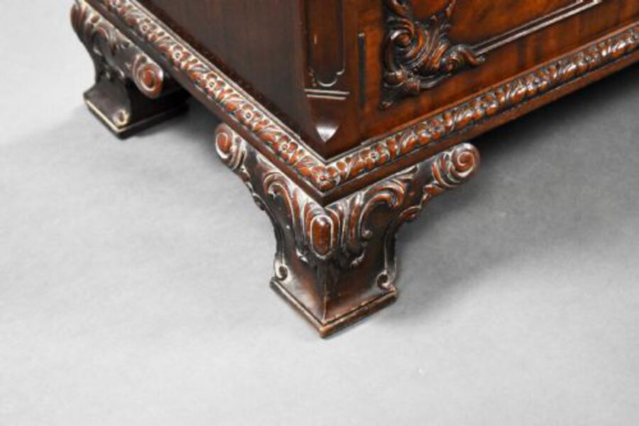 Antique Edwardian Mahogany Bookcase by Waring & Gillows