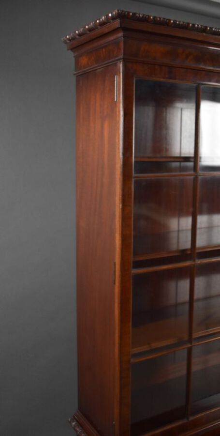 Antique Edwardian Mahogany Bookcase by Waring & Gillows