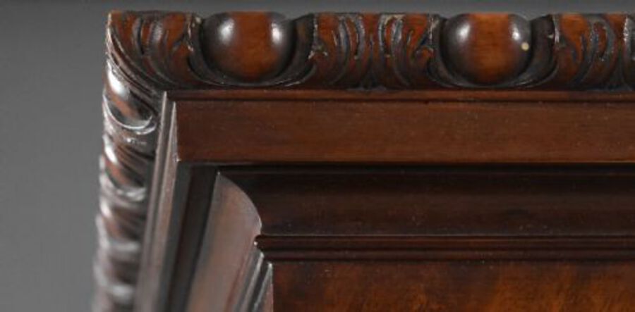 Antique Edwardian Mahogany Bookcase by Waring & Gillows