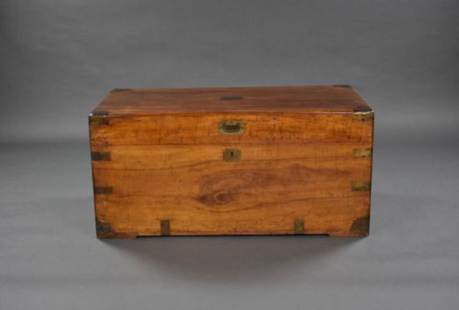 Antique Victorian Camphor Wood Trunk