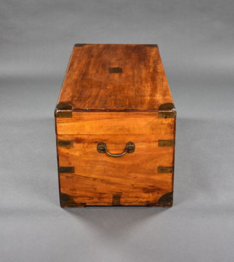 Antique Victorian Camphor Wood Trunk