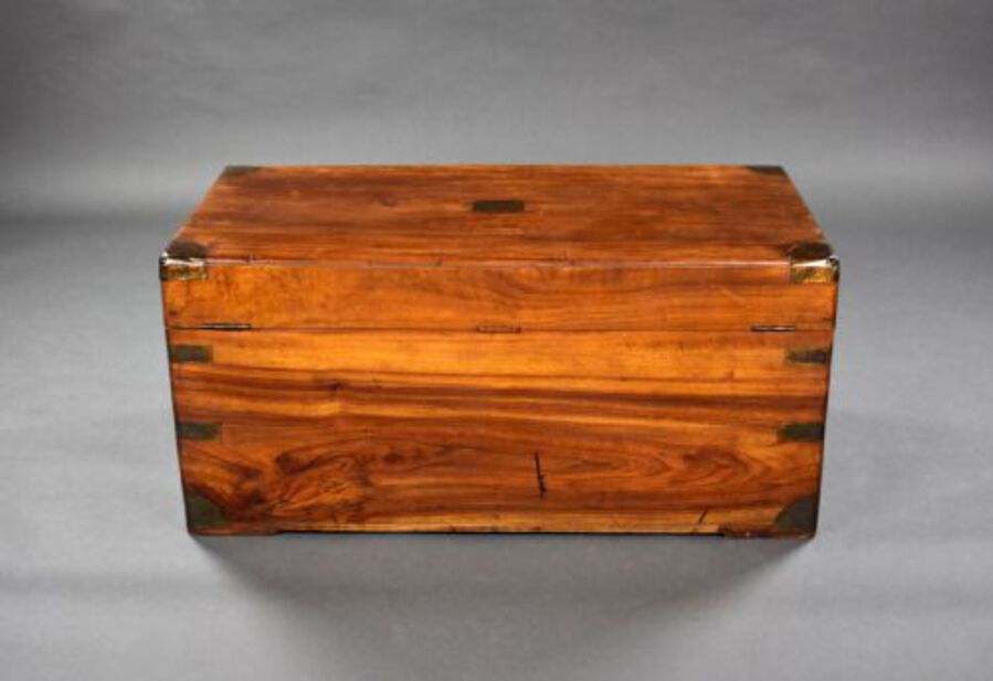 Antique Victorian Camphor Wood Trunk