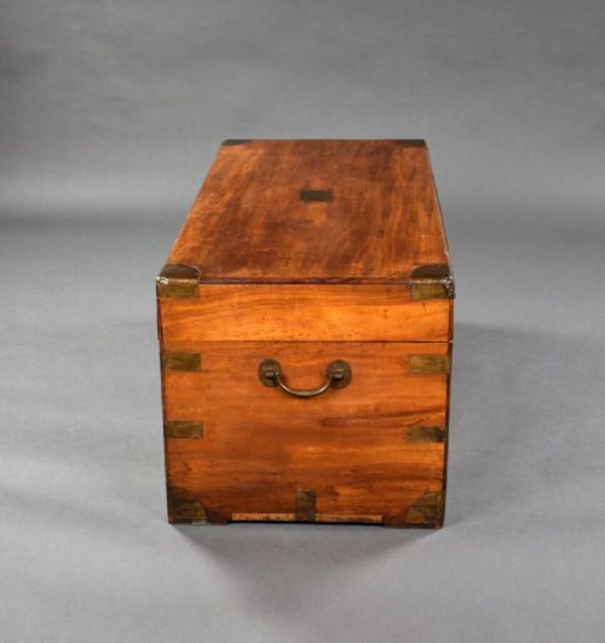 Antique Victorian Camphor Wood Trunk