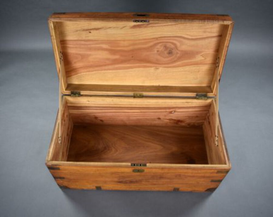 Antique Victorian Camphor Wood Trunk