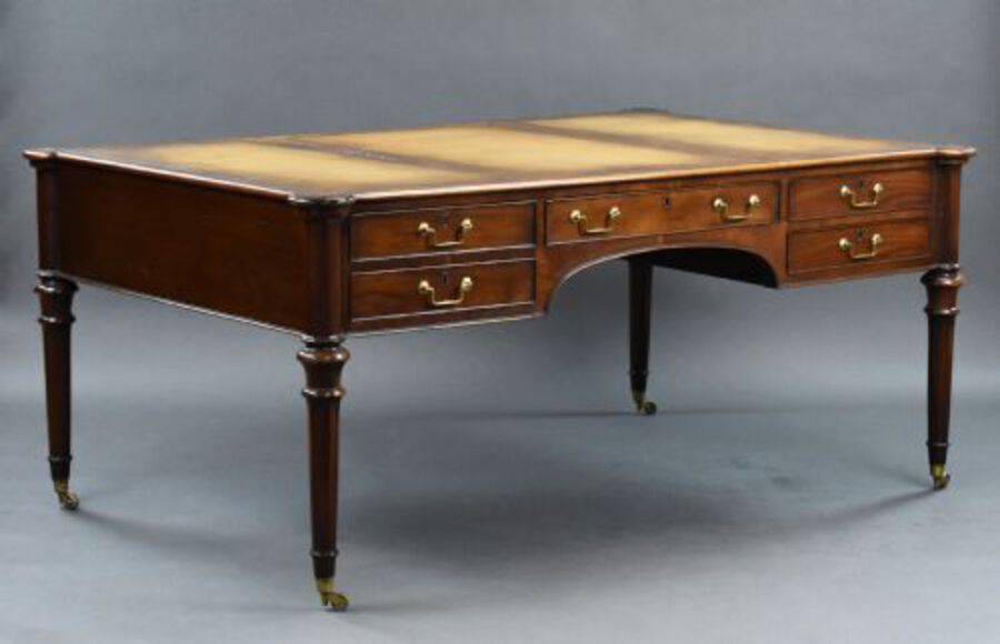 Large Mahogany Writing Table