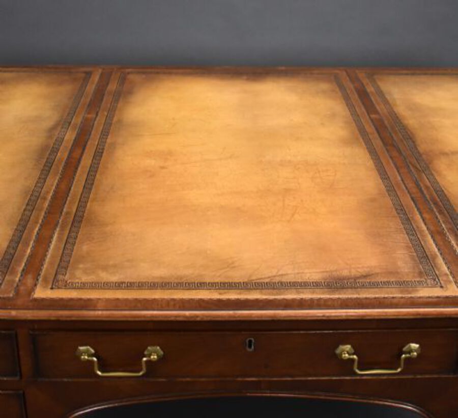 Antique Large Mahogany Writing Table