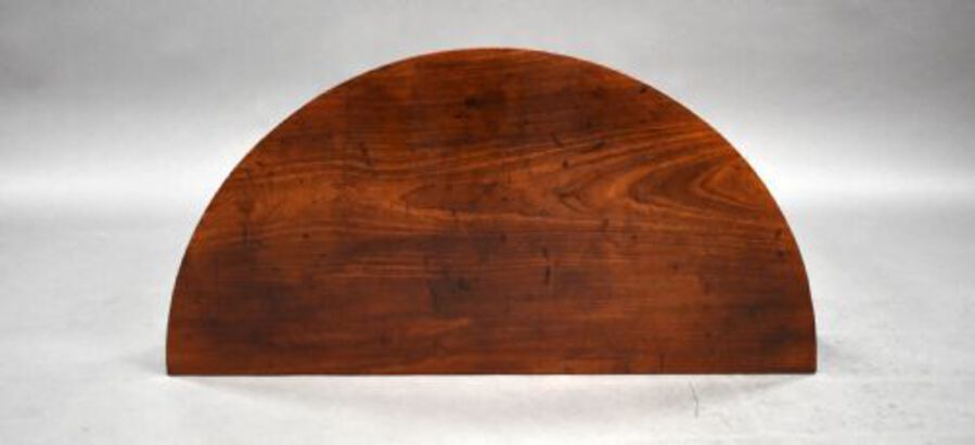 Antique George III Mahogany Demi Lune Console Table