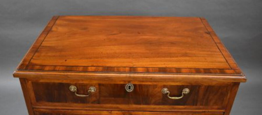 Antique George III Figured Walnut Chest of Drawers