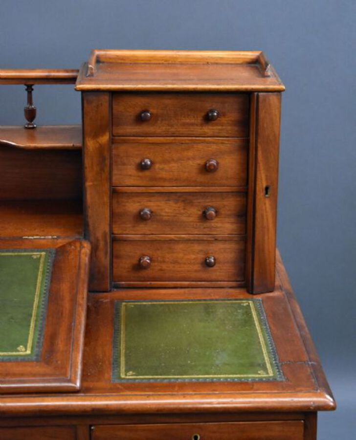 Antique Victorian Mahogany Dickens Desk