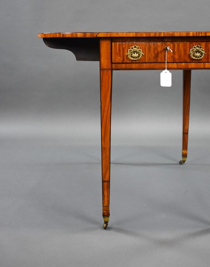 Antique George III Satinwood Pembroke Table