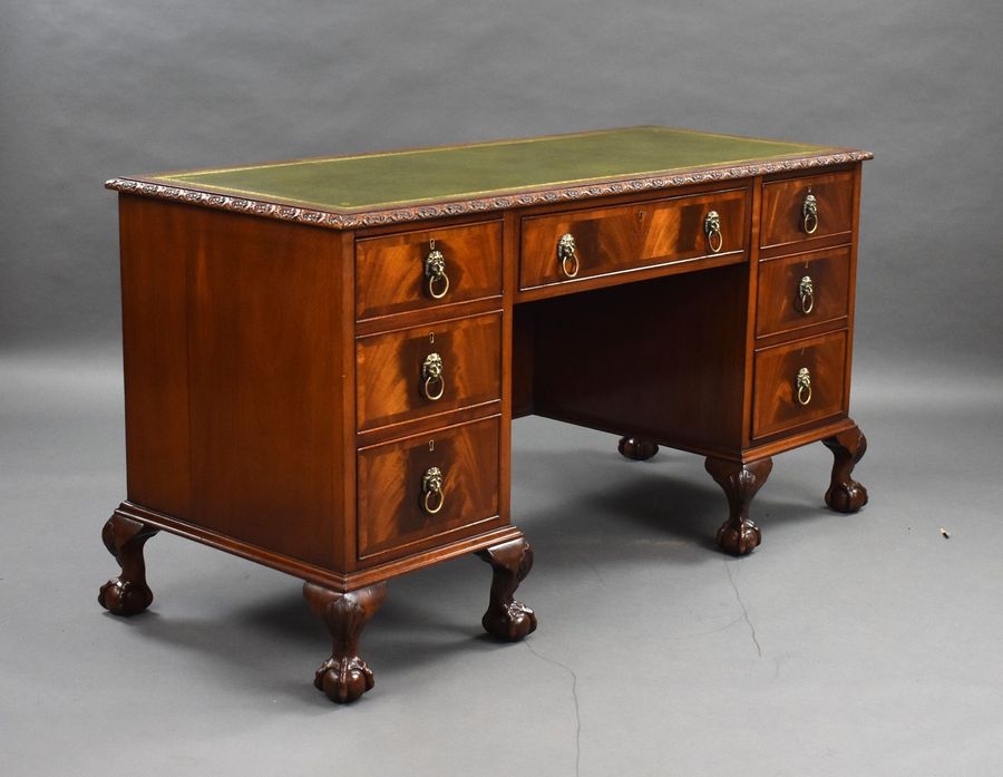 Edwardian Mahogany Desk