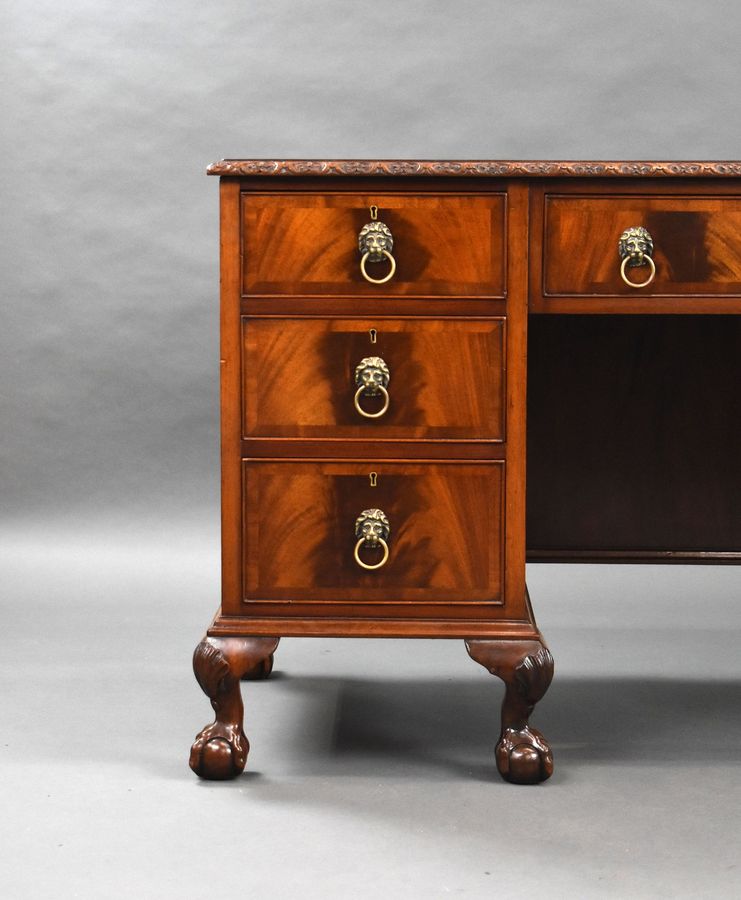 Antique Edwardian Mahogany Desk