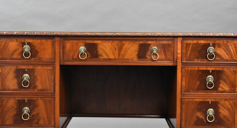 Antique Edwardian Mahogany Desk