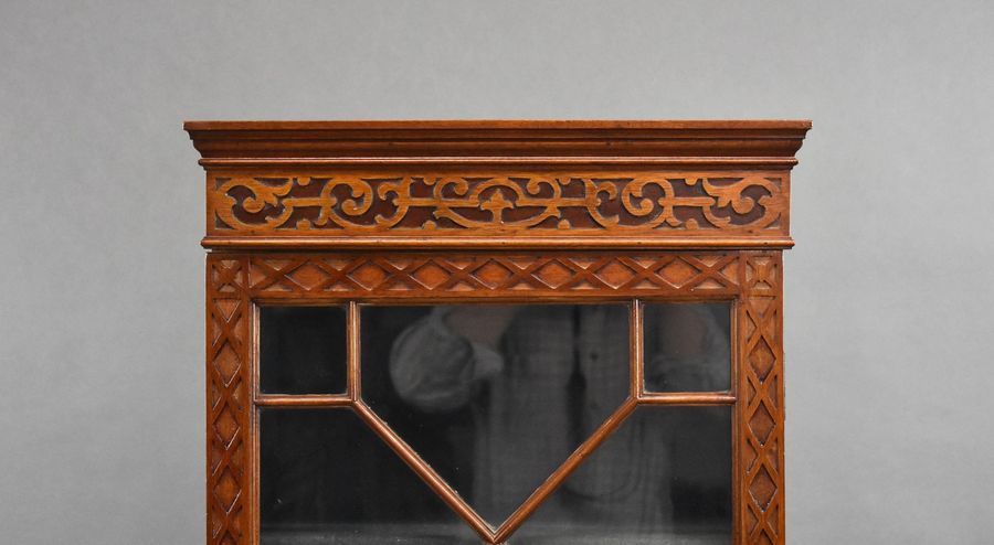 Antique Edwardian Mahogany Display Cabinet