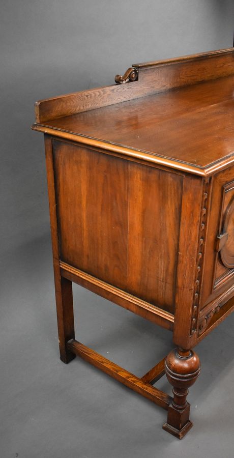 Antique Large Oak Sideboard by Waring & Gillows