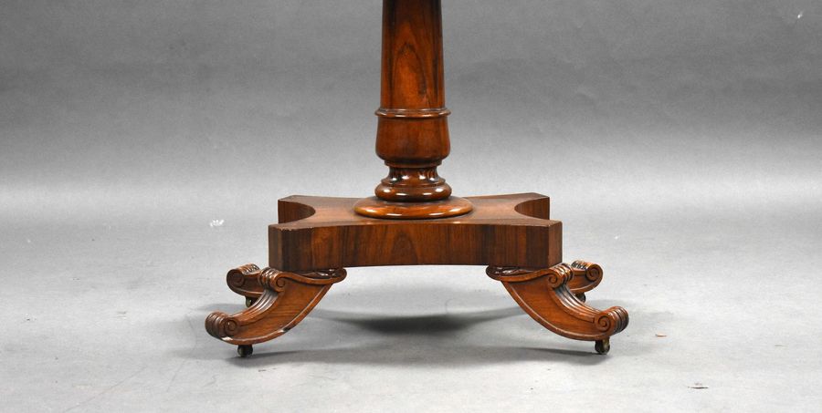 Antique William IV Rosewood Card Table