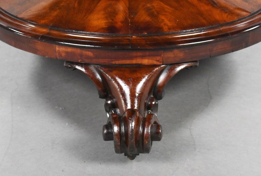 Antique Quality William IV Mahogany Circular Breakfast/Dining Table