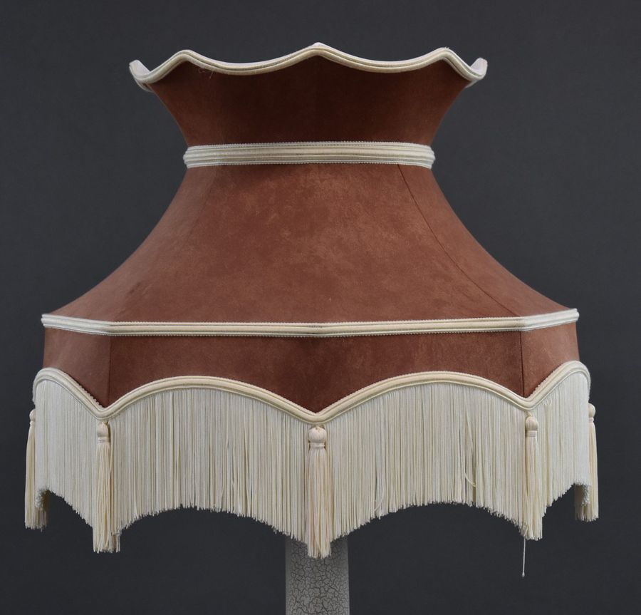 Antique Empire Style Single Lamp With Lamp Shade