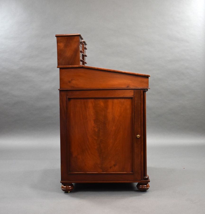 Antique Large William IV Mahogany Davenport