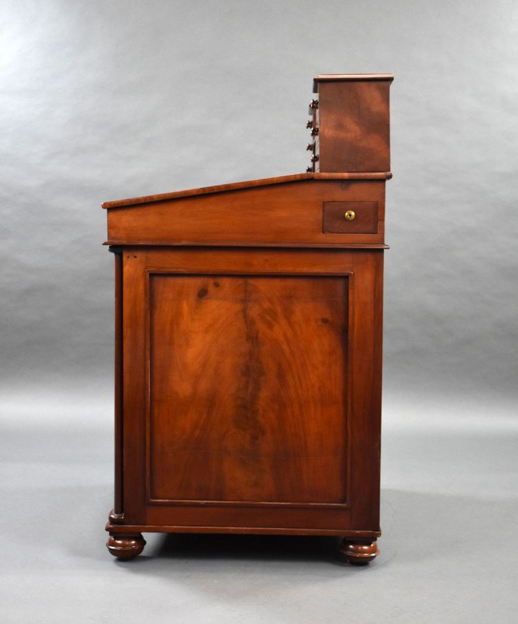 Antique Large William IV Mahogany Davenport