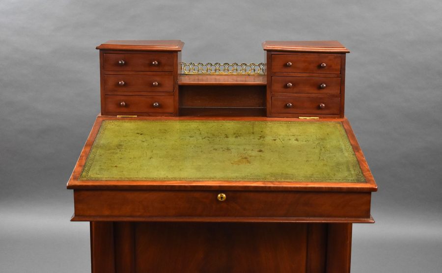 Antique Large William IV Mahogany Davenport