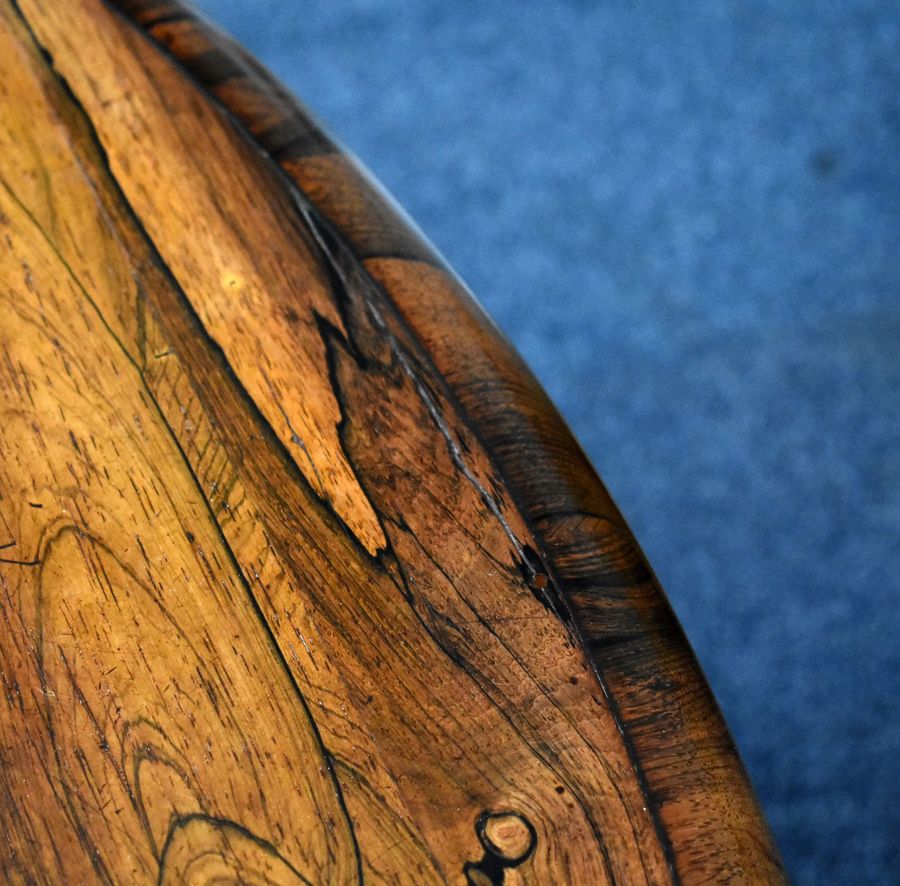 Antique Early Victorian Circular Rosewood Breakfast Table