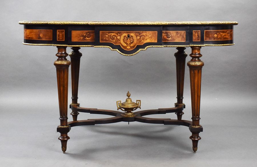 Antique 19th Century Marquetry Centre Table