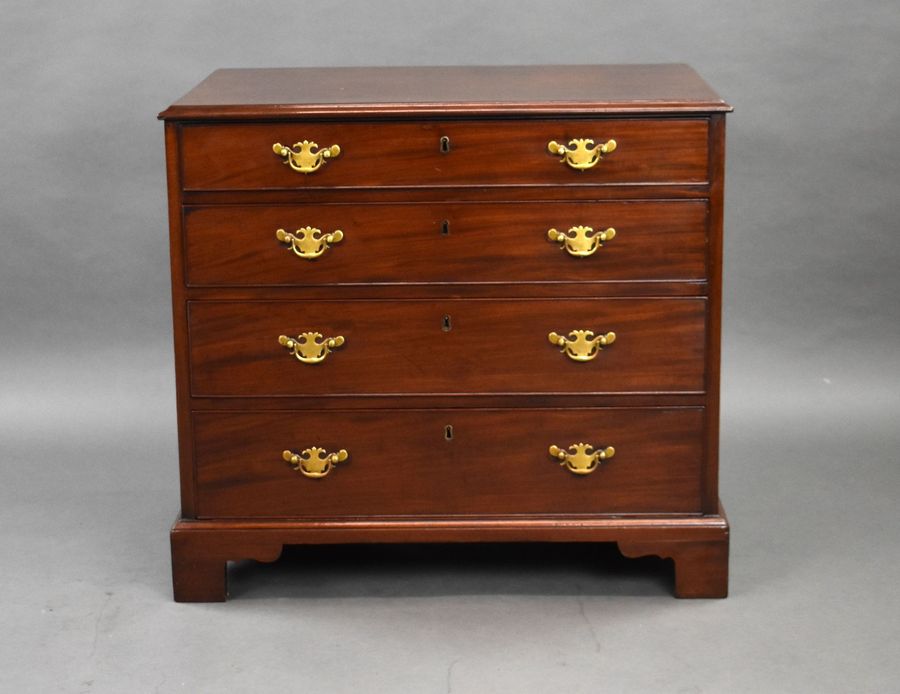 Antique George II Mahogany Dressing Chest of Drawers