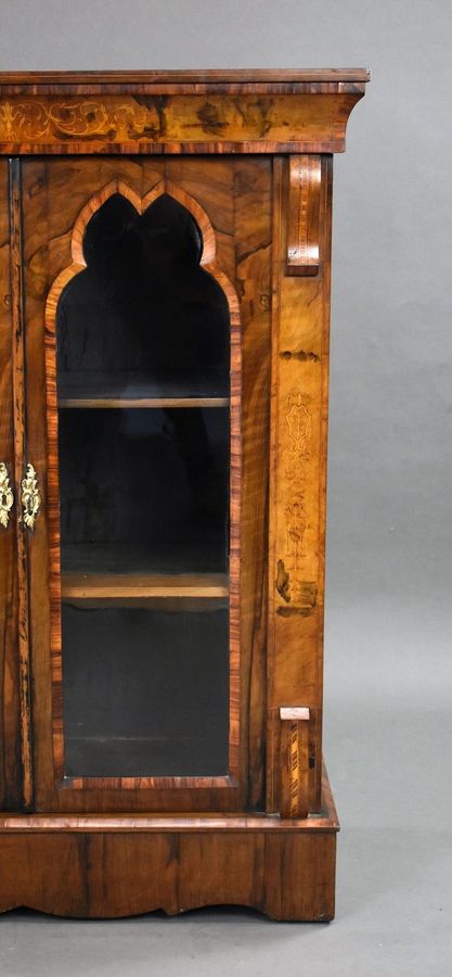 Antique Late Victorian Walnut Cabinet