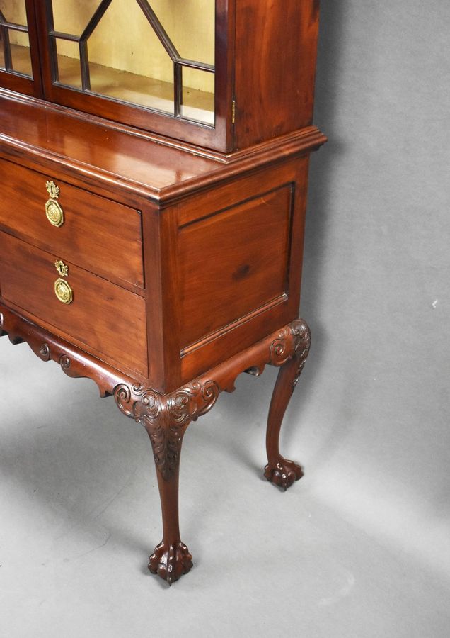 Antique Edwardian Mahogany Display Cabinet