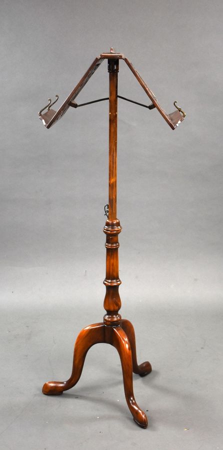 Antique Victorian Mahogany Duet Stand