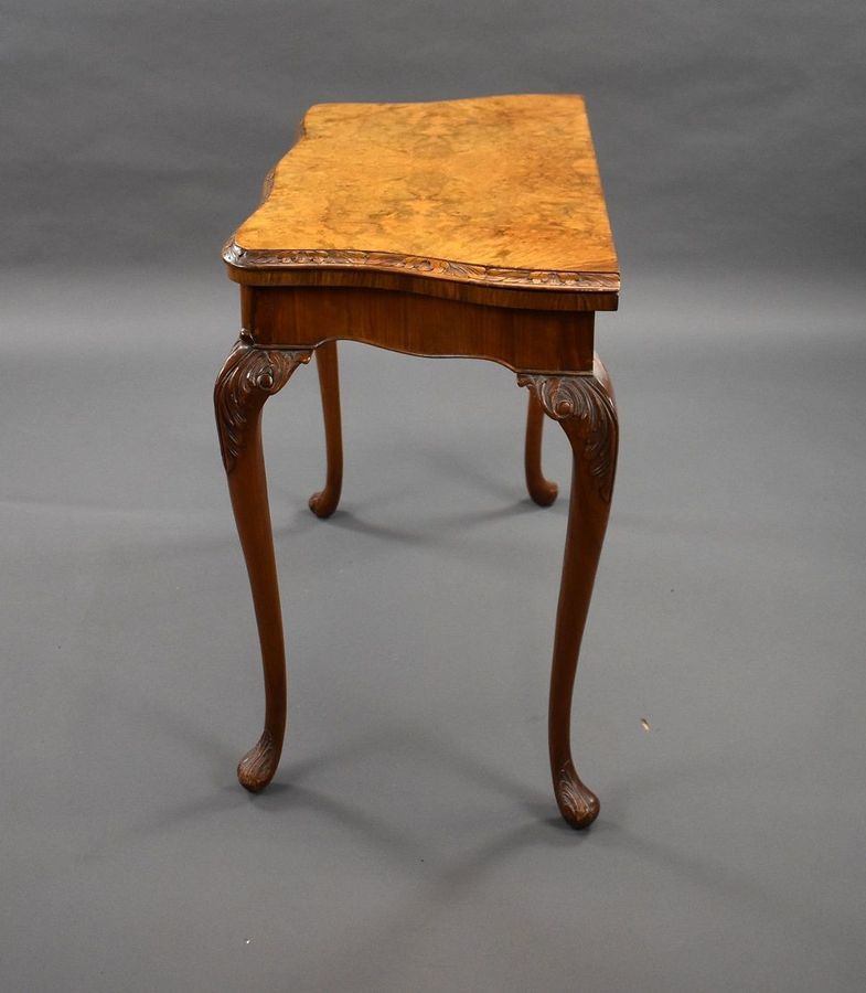 Antique 1930 Walnut Card Table