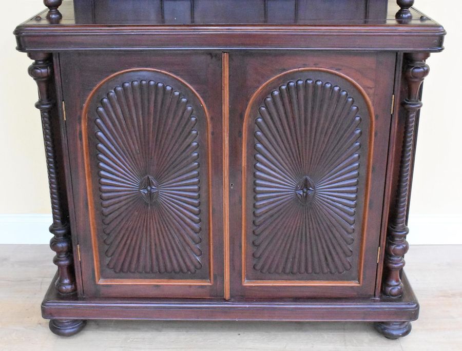 Antique Victorian Rosewood Dresser/Cupboard