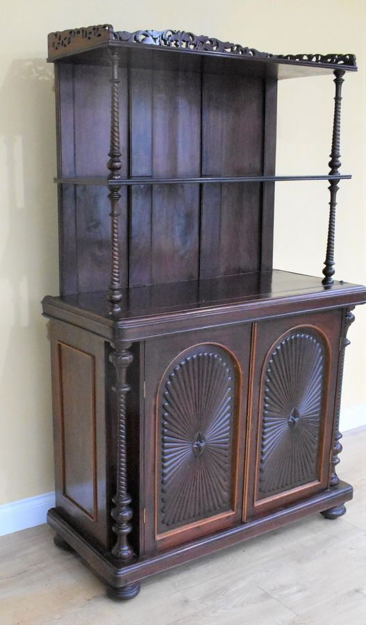 Antique Victorian Rosewood Dresser/Cupboard