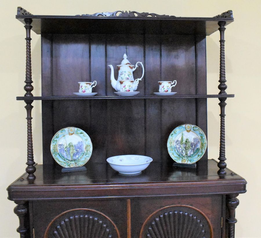 Antique Victorian Rosewood Dresser/Cupboard